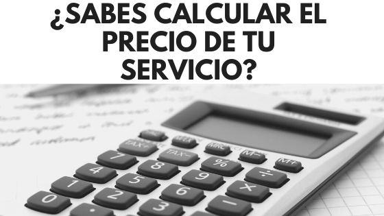 Calcula el precio de venta de tu&nbsp;servicio.